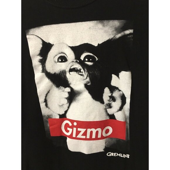 Warner Brothers 100% Cotton Vtg Men’s Sz M Gremlins Gizmo Shirt Black - Picture 5 of 6